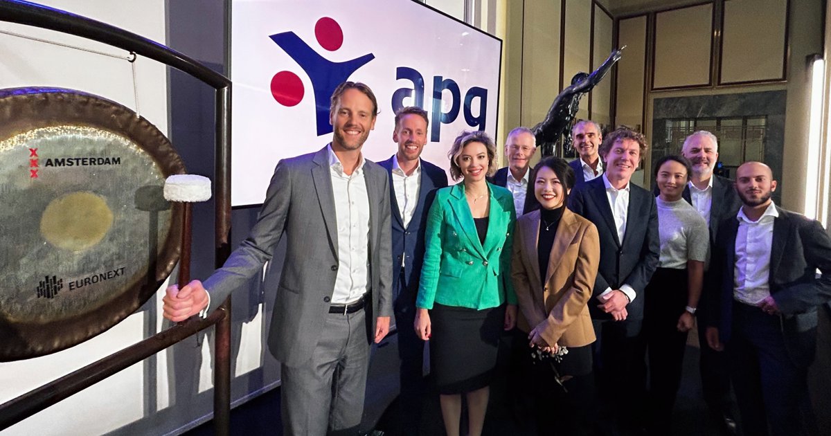 Apg Sign APG celebrates 25 years of investing in real estate | APG